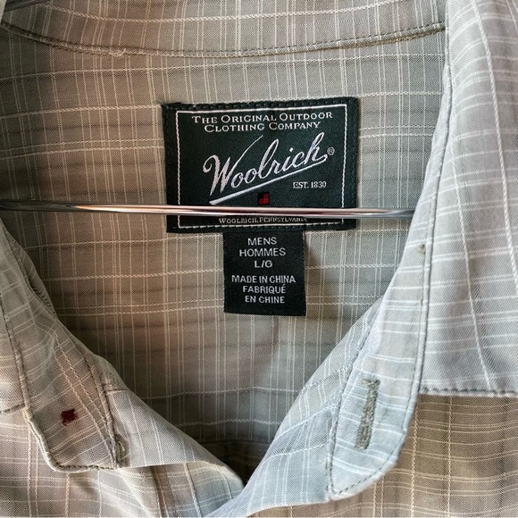 Woolrich Men's Green Plaid Shirt - Picture 2 of 16